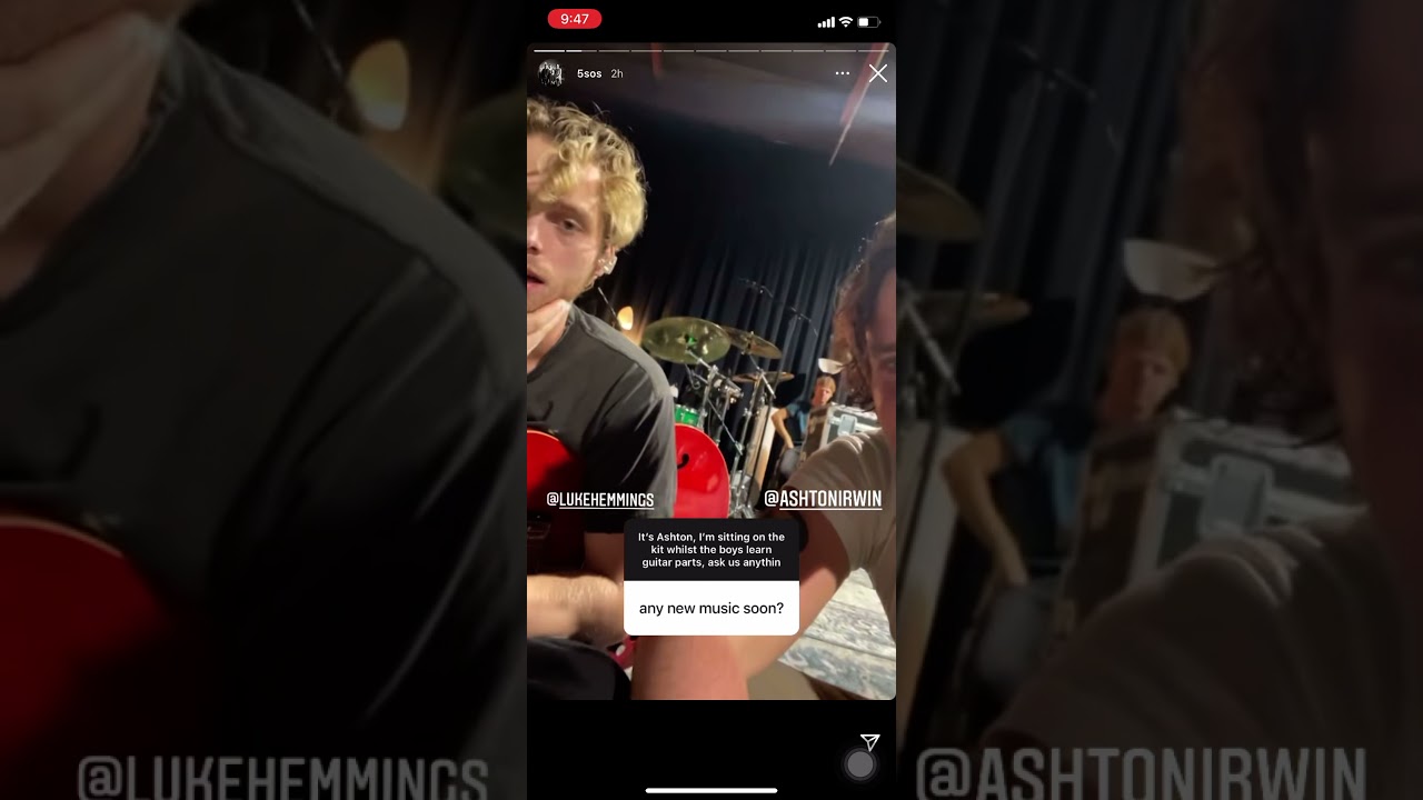 5sos insta stories 10/25/21