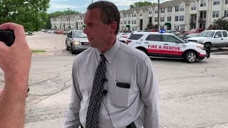 Watch now: Chief Deputy briefs on warrant-turned-fire