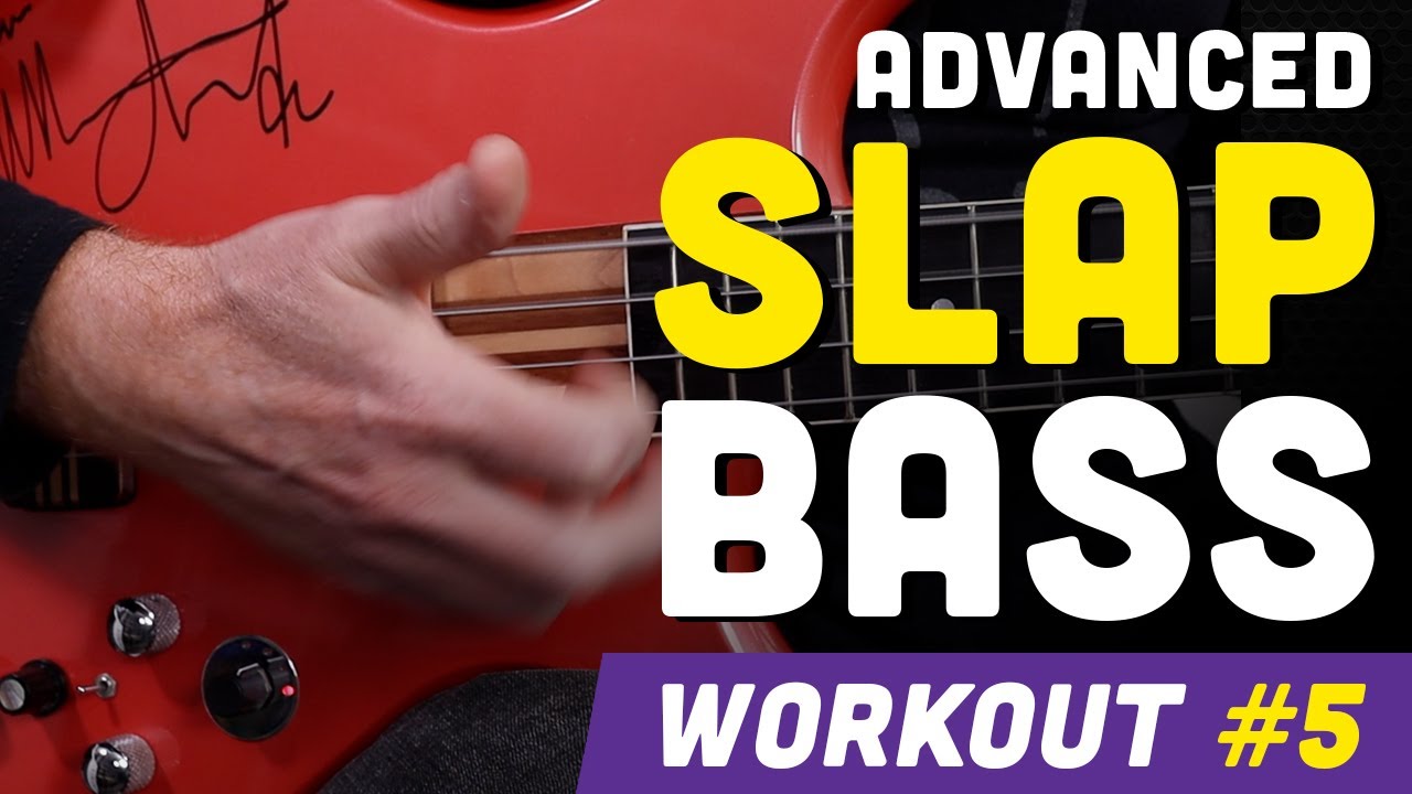 🎸 Advanced Slap Bass Workout #5 (Mark King/Level 42 Style)!🔥