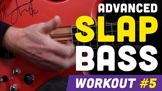 🎸 Advanced Slap Bass Workout #5 (Mark King/Level 42 Style)!🔥