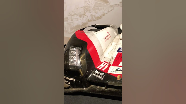 Dirty Porsche 919 Hybrid-Real Le Mans Winner!