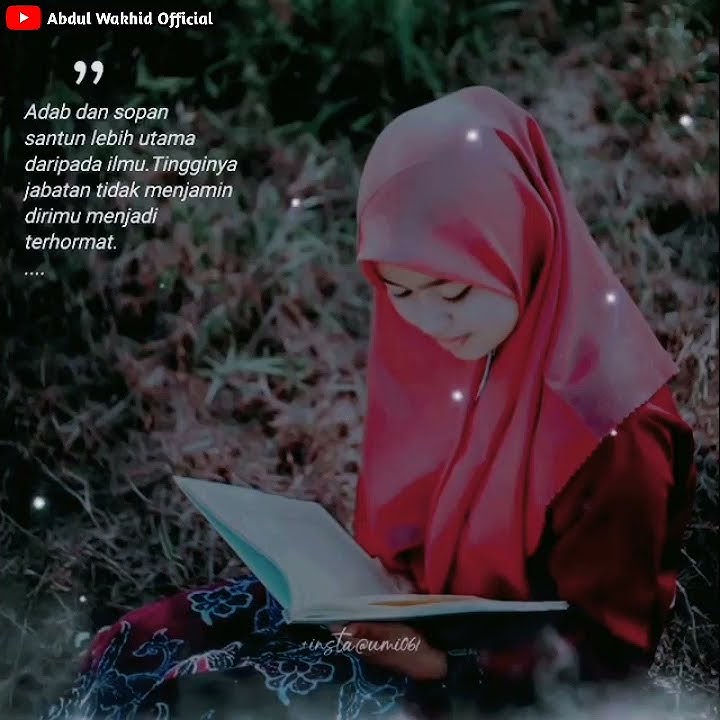 Story Quotes WA Santri putri_30 detik || Shalawat 'YA IMAMARUSLI' - By Khanifah Khani TERBARU