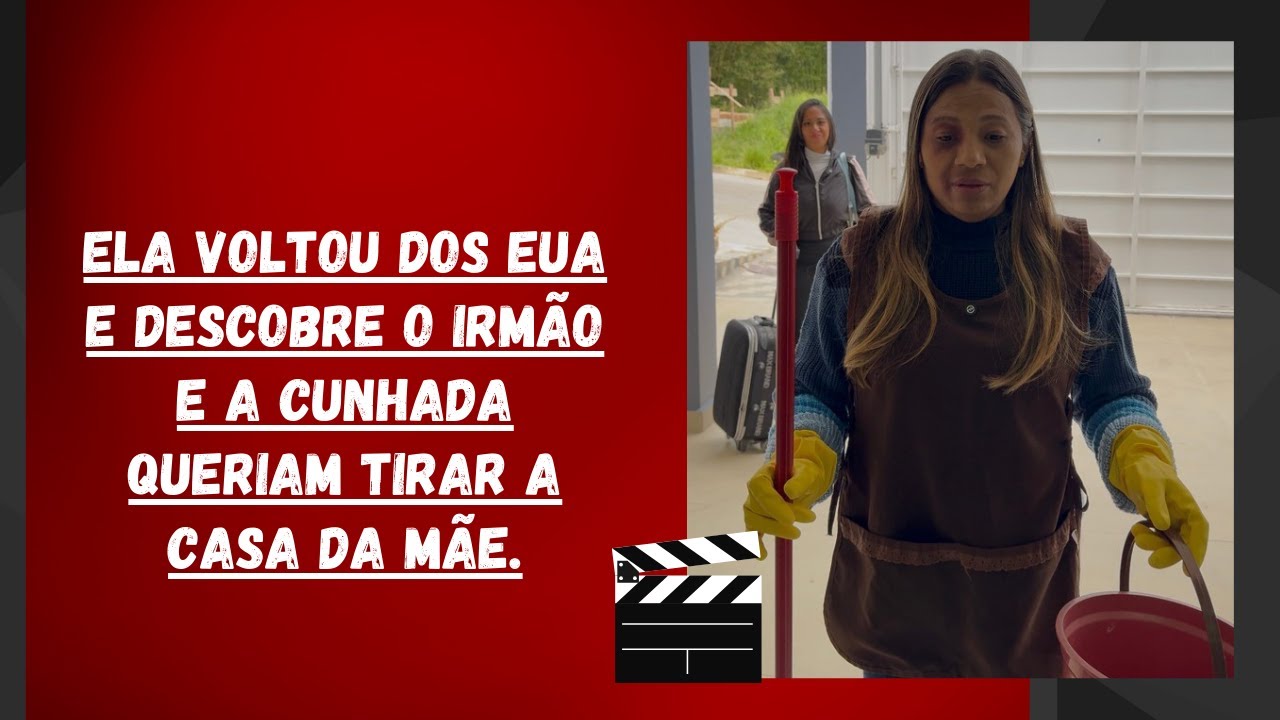 Ela voltou dos EUA e descobre o irmão e a cunhada queriam tirar a casa da mãe.