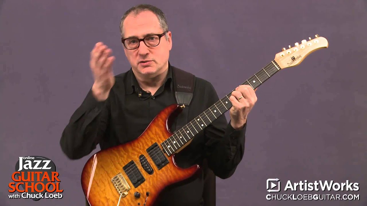 Jazz Guitar with Chuck Loeb: 2-5 Progression in Minor Keys - YouTube