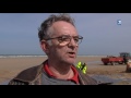 Une barge du dbarquement dcouverte sous la plage de mervillefranceville