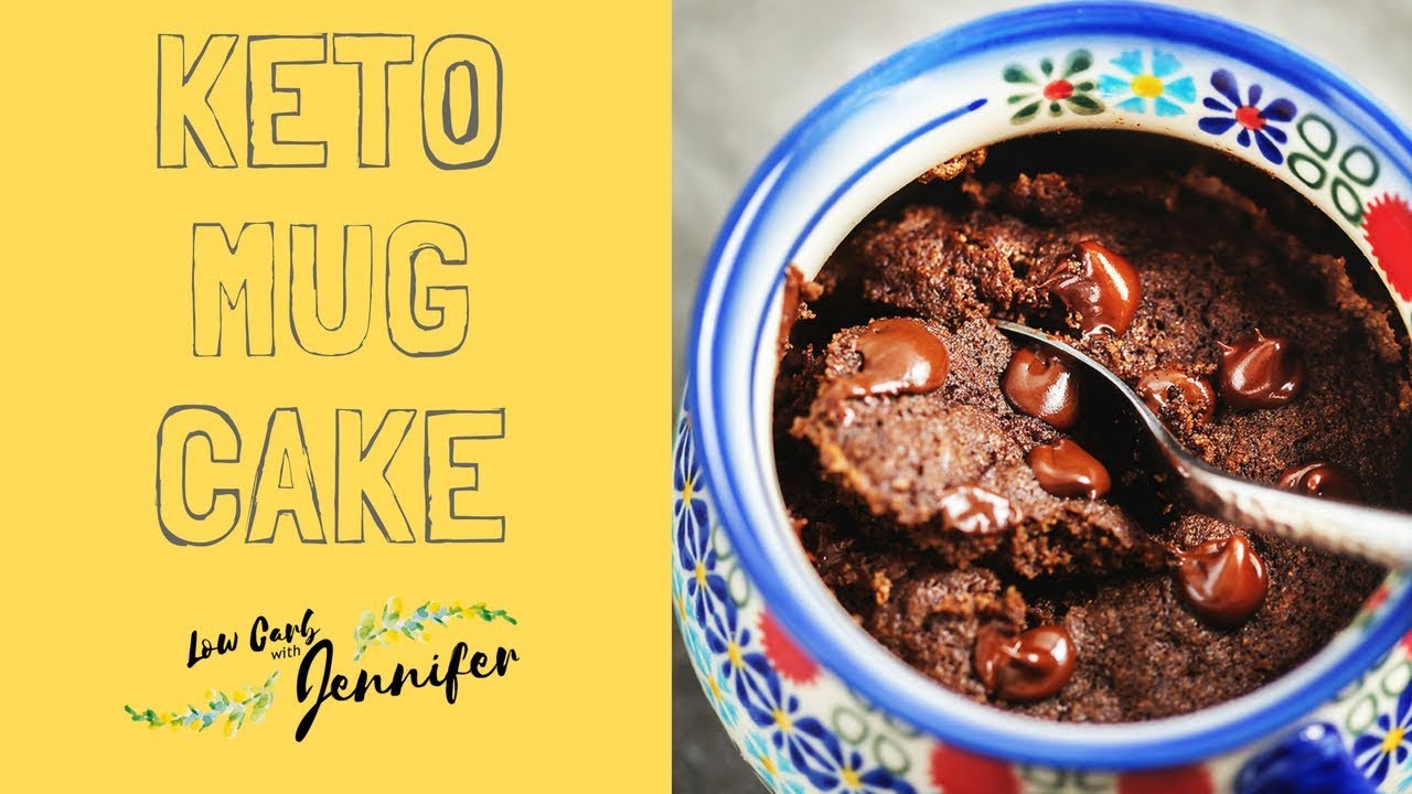Keto Mug Cake - Chocolate or Vanilla!