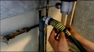 comment déboucher un lavabo avec de l'eau sous pression(efficace)