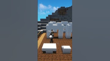 How to build the letter "W" by  @aquayork  #minecraft #minecraftbuilds #alphabet #aesthetic