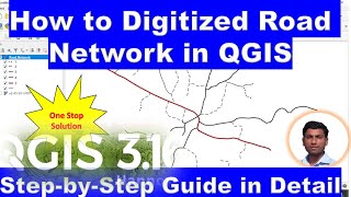 How to Digitized Road Network in QGIS with example or QGIS e e ki kore Road Network digitized korbo?