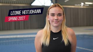 Leonie Heitjohann (Spring 2027) | LK 15 est. UTR 5  | College Tennis Recruiting Video