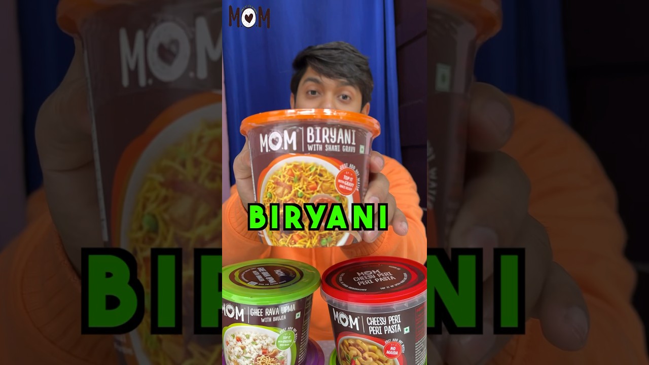 MOM&rsquo;s Ready to Eat Biryani with Shahi Gravy Taste Test & Review  #biryani #readytoeat #foodvlog