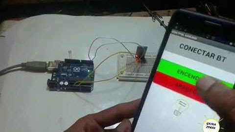 CONTROL DE LED CON ARDUINO Y BLUETOOTH--ANDROID