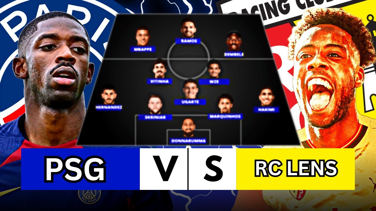 How will PSG Lineup vs RC Lens Tommorow !! 🔴🔵 YouTube