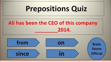 Prepositions Quiz | Test your Grammar Level | Can you score 10/10?