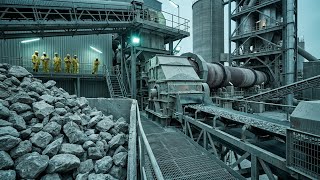 Inside a Cement Factory – (Full Process) How Cement Is Made