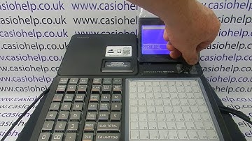 How To Turn Off Basic Cashier Assignment On The Casio SR-C550 Cash Register