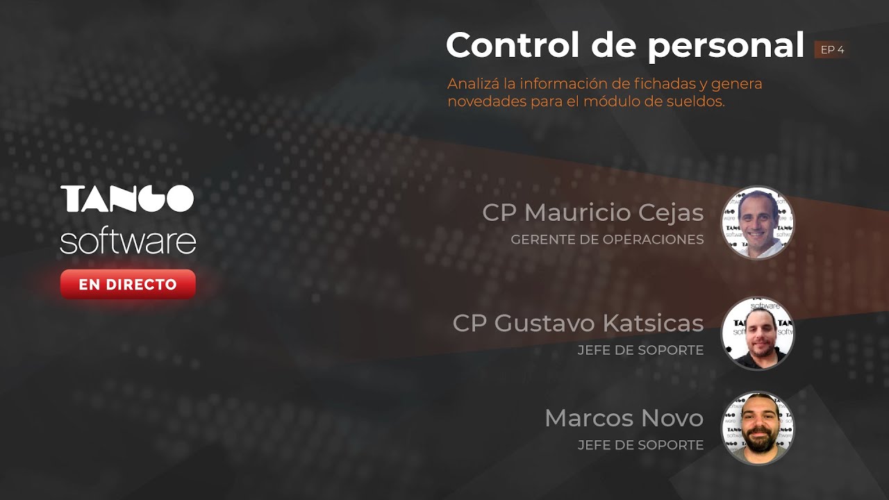Tango Software - Control de personal Ep. 4 - YouTube