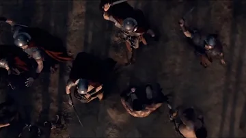 Spartacus - S1E13: Gladiators vs Roman Soldiers