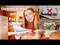 How to Eliminate Paper Clutter Quickly + Simple Paper File Organization