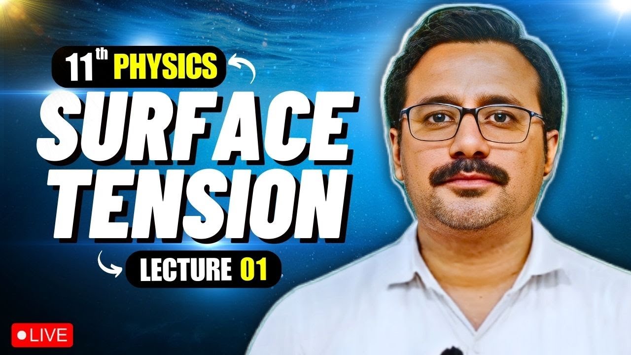 Surface Tension Lecture 1 YouTube Surface tension lecture 1 youtube