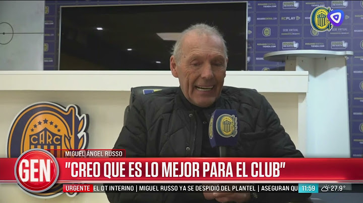 Miguel Ángel Russo renunció como director técnico de Rosario Central