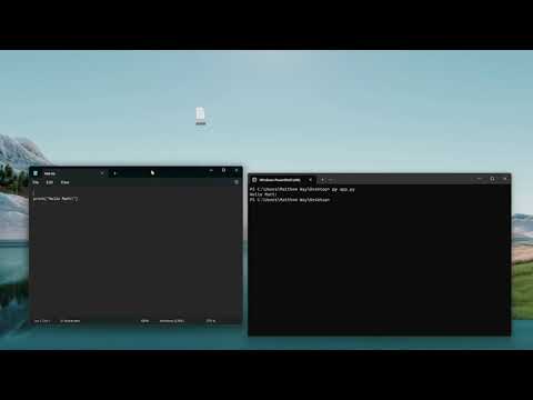 Understanding Python and Using Notepad and Powershell to Control Your Workflow