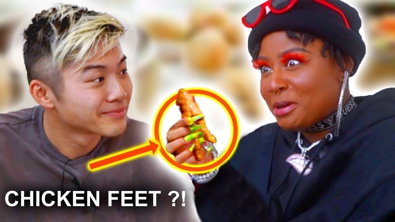 Lil Dim Sum Rapper Rappers Try Chinese Dim Sum for the First Time - YouTube