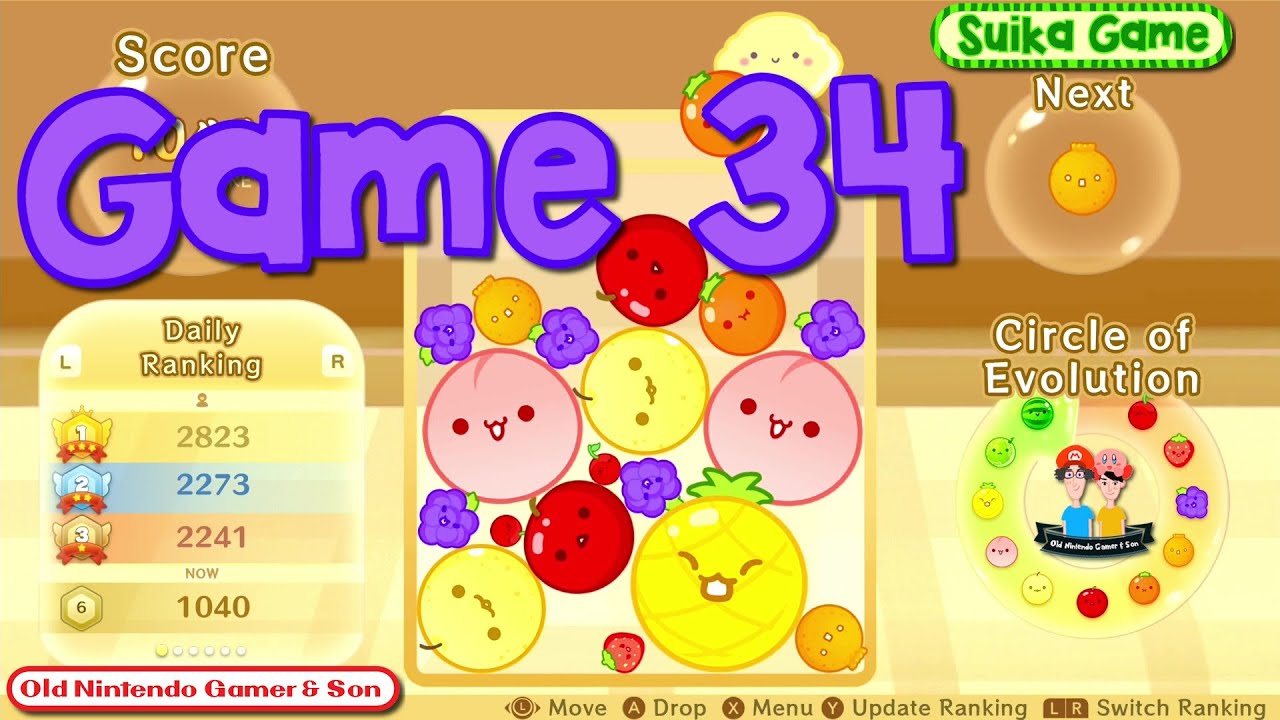 Wife Plays] Suika Game (Game 34) - YouTube