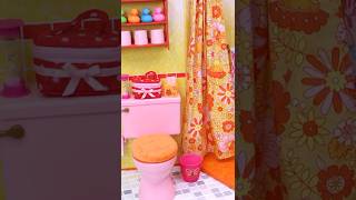 Setting Up The Doll Bathroom Play Toys