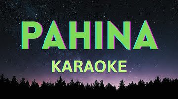 Pahina - Cup Of Joe | Karaoke Version