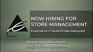 Searching for a new Store Manager at Audible Elegance Retail experience in Audio and Home Theater