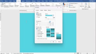 Ms word me page colour | Ms word page ka  background | change page colour