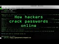 How Hackers Perform Online Password Cracking With Dictionary Attacks