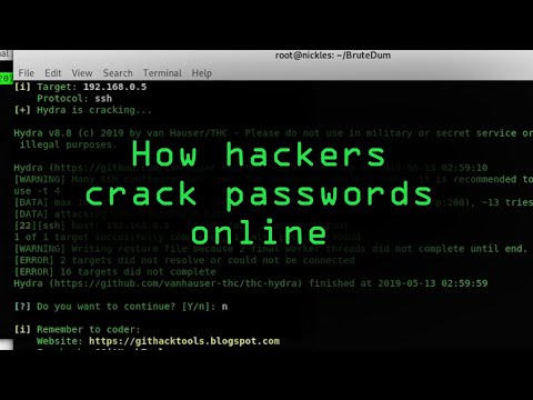 How Hackers Perform Online Password Cracking with Dictionary Attacks
