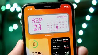 How To Use WidgetSmith On iOS 14!