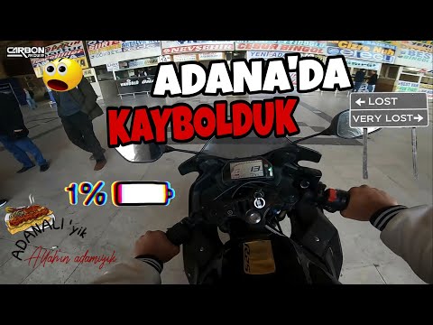 ADANA'DA KAYBOLDUK | OTOGARA R25 İLE DALMAK | TÜNELDE TRAFİK KAZASI | ADANA MOTOVLOG R6 R1 R25 MT07