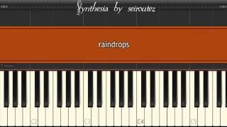 [Synthesia][MIDI] raindrops