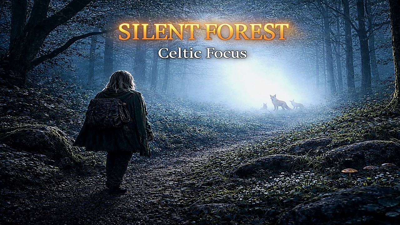 Escape the Noise VI | Celtic Focus – Silent Forest Deep Work Ambience (1 Hour)