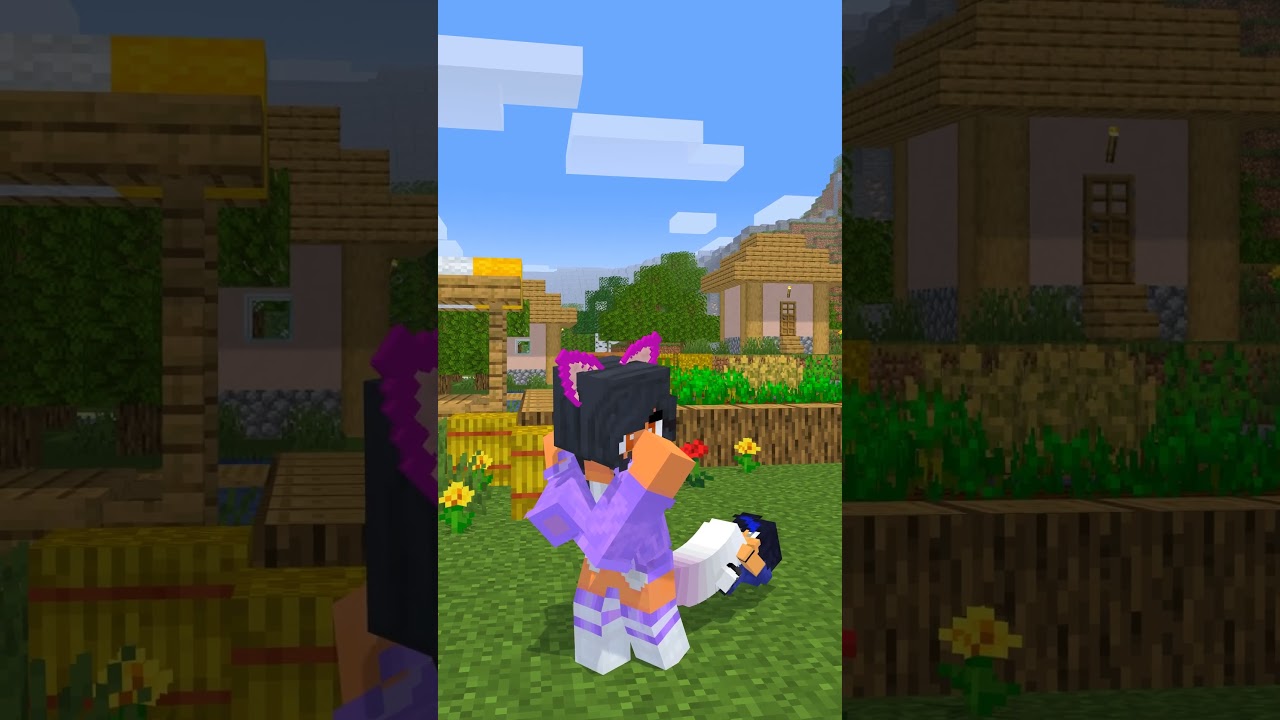 Aphmau : When your friend has a tail... 💀😂 - Minecraft Animation #minecraft #shorts