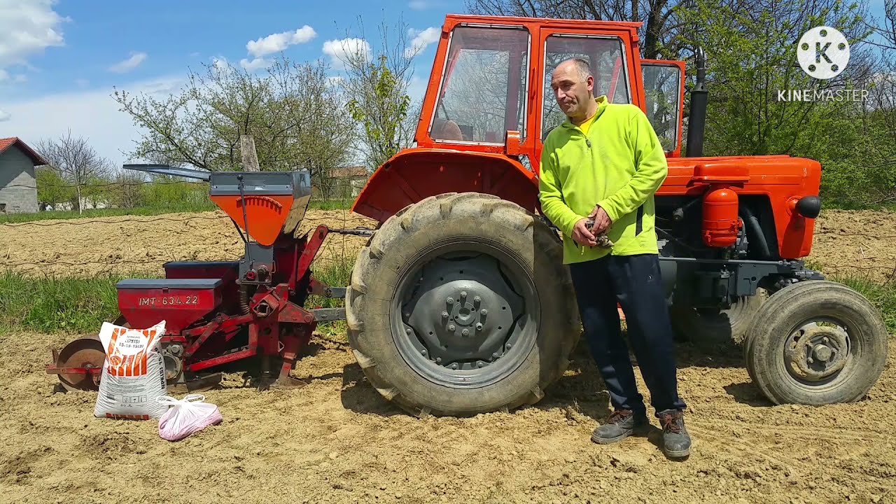 Sijanje zita sa sijačicom / Ursus c 335