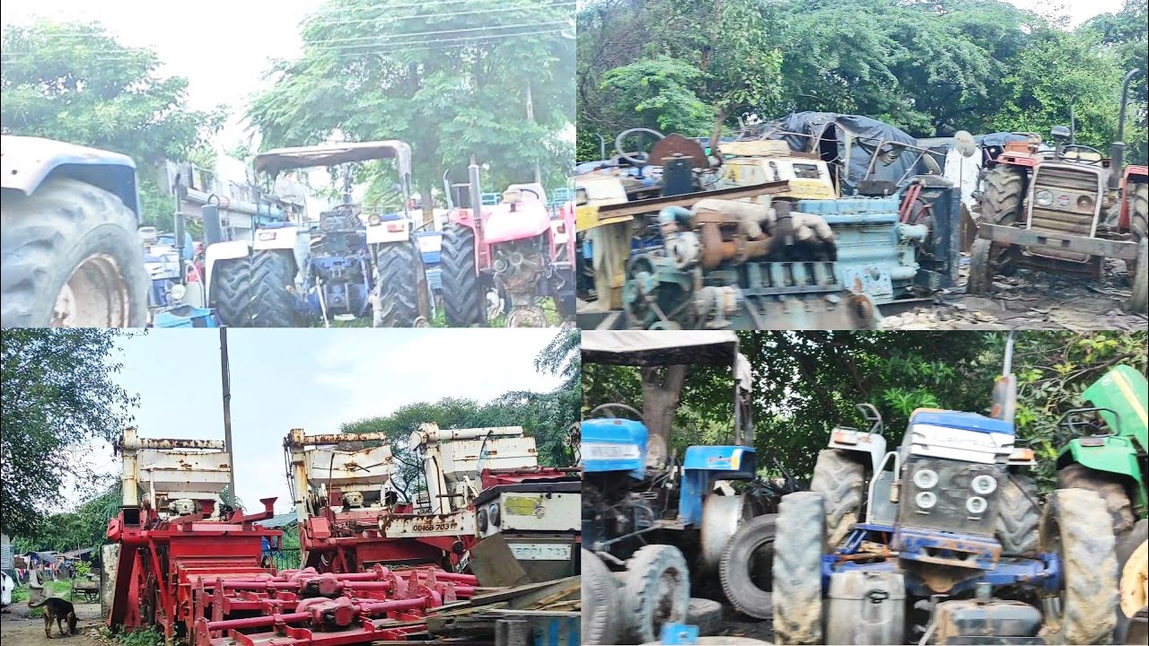 Tractor kabaad market spare parts Old & new all tractor engine