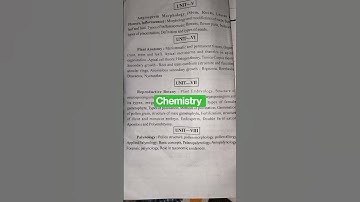 Botany 📖 Chemistry 💥 Zoology 📒💯syllabus BSC 2st semester #shorts #viral #shortvideo #shorts
