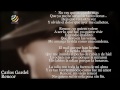 Carlos Gardel - Rencor (Letra-Lyrics)