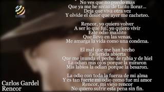 Watch Carlos Gardel Rencor video