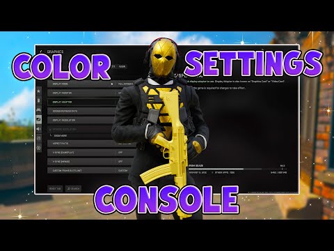 The BEST COLOR Settings For Warzone CONSOLE!! | PS4/PS5/XBOX