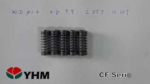 CNC Spring Machine CF Series-Close end compression spring-YHM