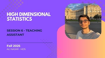 High dimensional statistics - teaching assistant class by Ali Najar