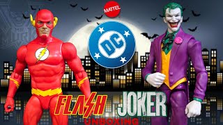 Mattel DC Core/Premier Joker & The Flash (Unboxing) Joker Batman Robin Flash Review Mattel Dc Core Collection Wave 1
