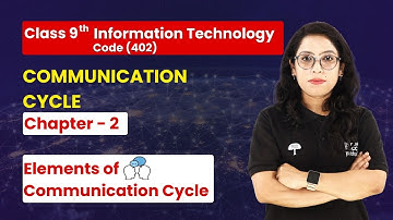 Communication Cycle - Elements of  Communication Cycle | Class 9th IT (Code 402) Chapter 2