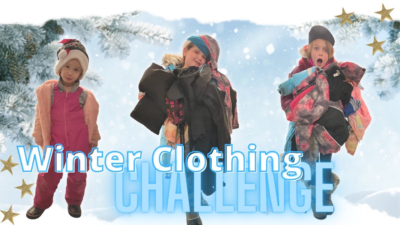 We Wore All Our Winter Clothes!!! | Winter Clothing Challenge!! | Fun ...